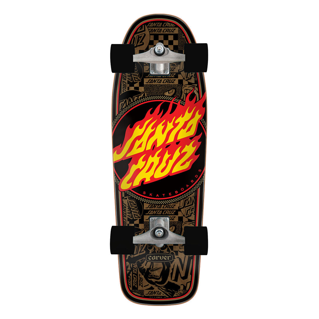 Cruiser Completo SANTA CRUZ FLAME DOT ROUTE CARVER 9.80"