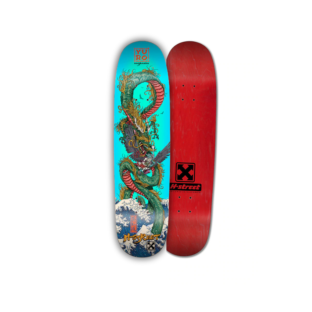 Shape Old School H-Street Deck Serpent & Warrior/Yuro Nagahara WB14,75" 32.45 x 8.5"