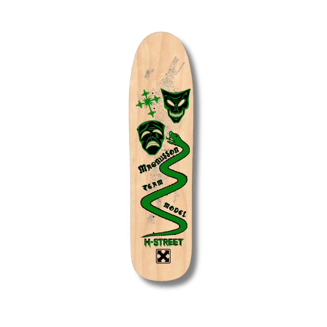 Shape Importado H-Street Deck Tony Mag MASKS & SERPENT 15WB - 32.5 X 8.75"