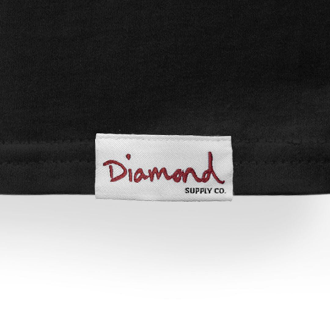 Camiseta Diamond Supply - DIAMOND DEATH ANGEL TEE - Black/ Preto