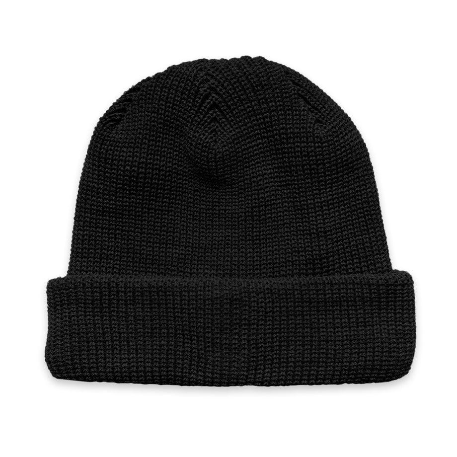 Touca - GRIZZLY OG BEAR BEANIE - Black/preta