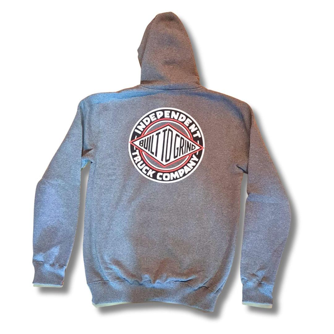 MOLETOM INDEPENDENT CANGURU FECHADO BTG SUMMIT HOODED - CHUMBO/ CINZA