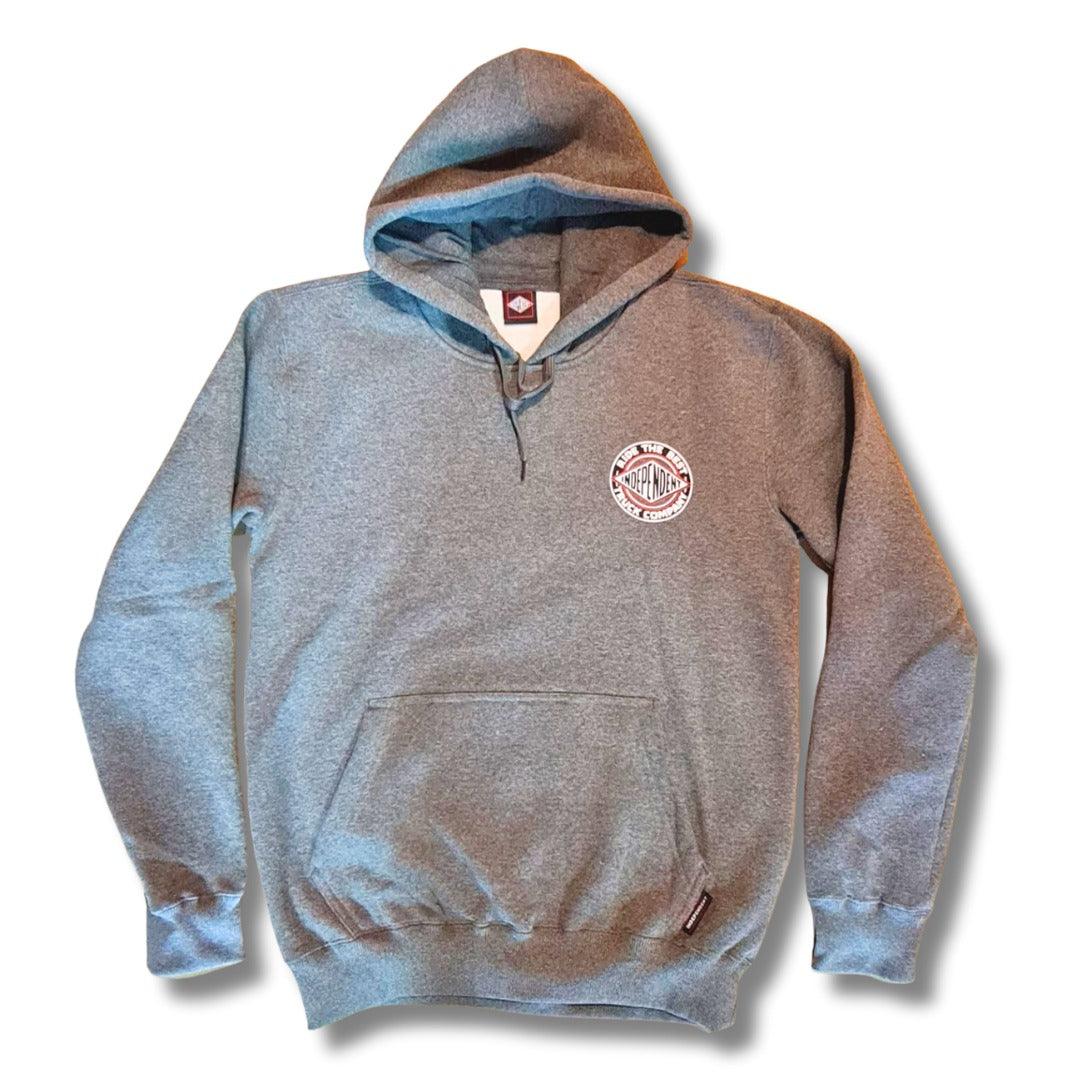MOLETOM INDEPENDENT CANGURU FECHADO BTG SUMMIT HOODED - CHUMBO/ CINZA
