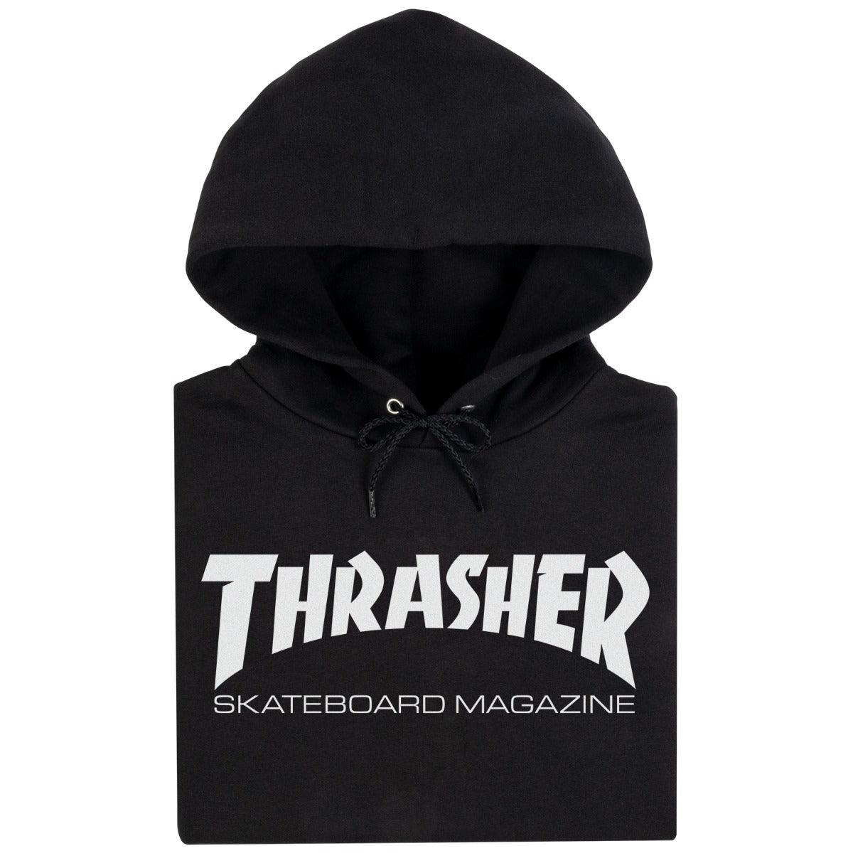 MOLETOM THRASHER CANGURU FECHADO MASCULINO SKATE MAG - PRETO
