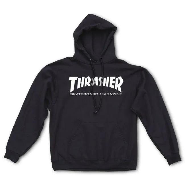 MOLETOM THRASHER CANGURU FECHADO MASCULINO SKATE MAG - PRETO