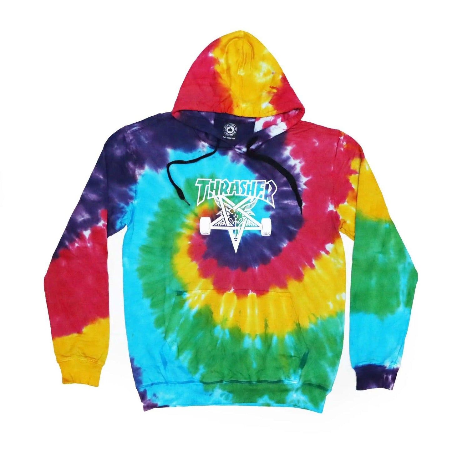 MOLETOM THRASHER MAGAZINE CANGURU SKATEGOAT - TIE DYE
