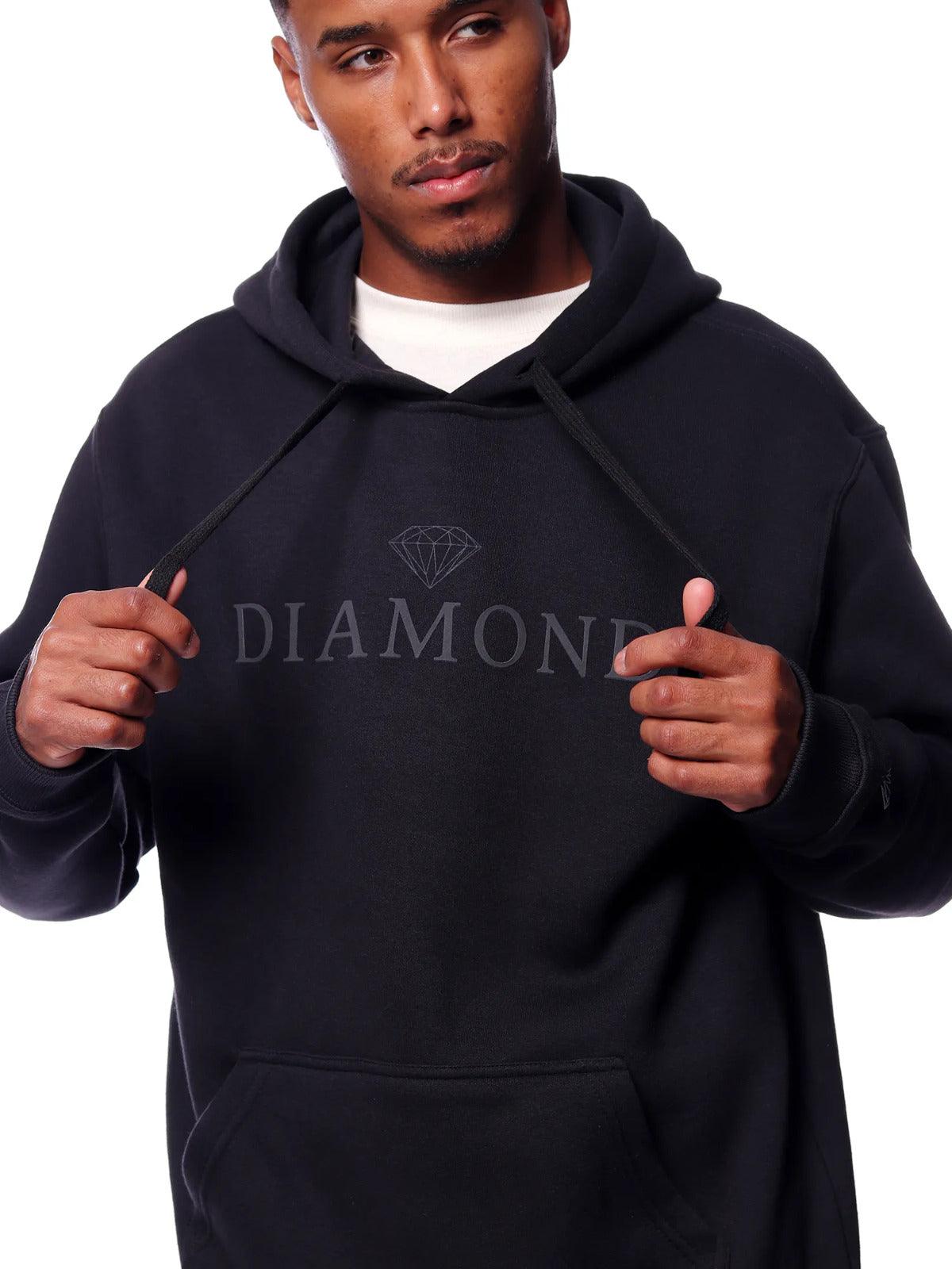 Moletom Diamond - CLASSIC HOODIE - Black/Preto