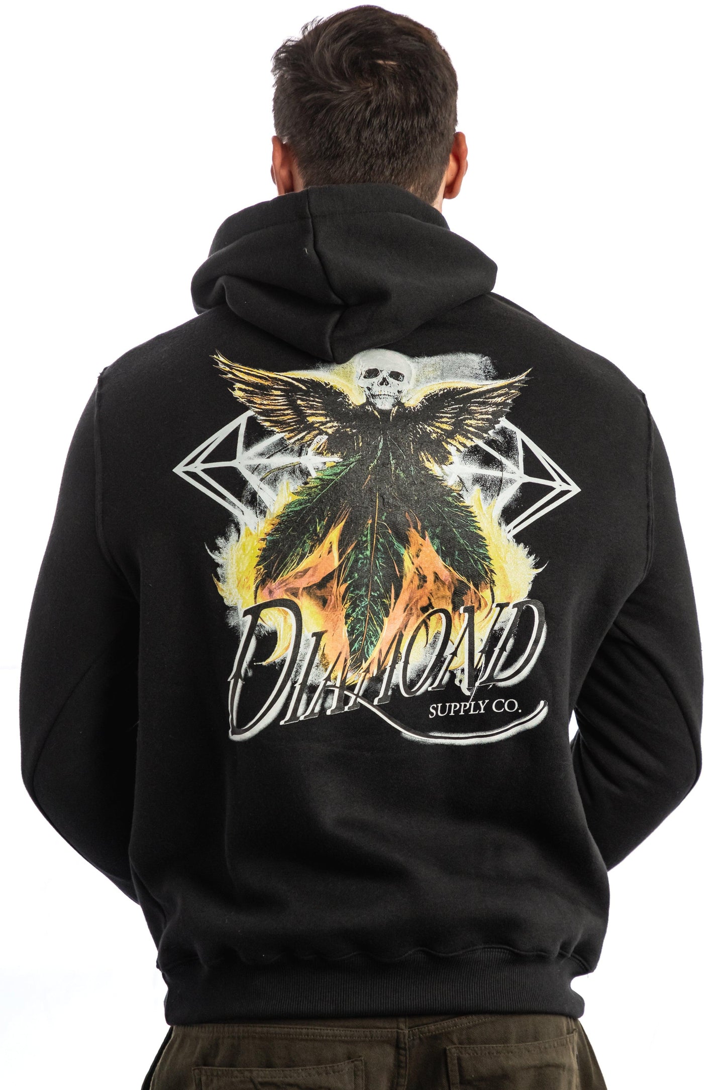 Moletom Diamond - DEATH ANGEL HOODIE - Black/preto