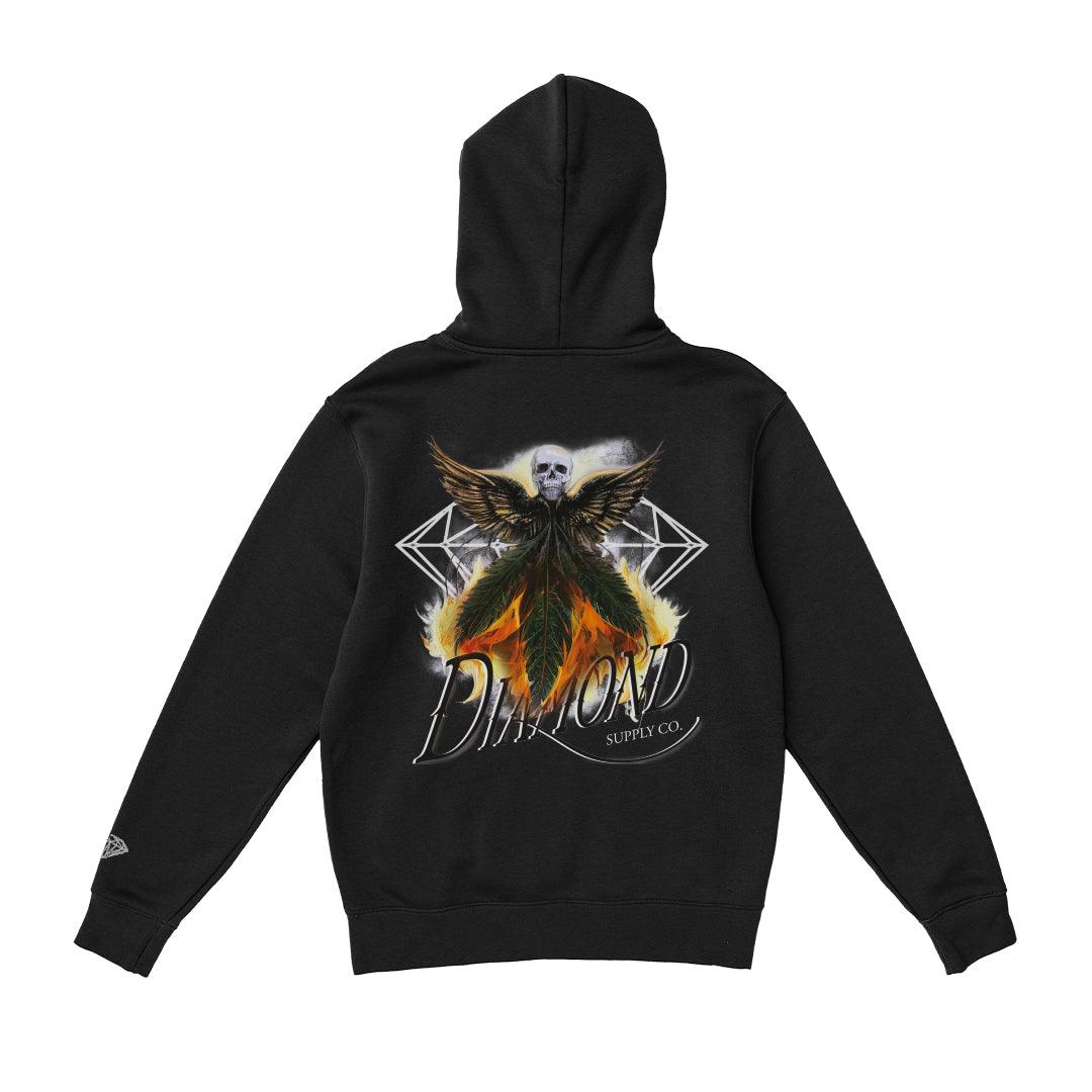 Moletom Diamond - DEATH ANGEL HOODIE - Black/preto