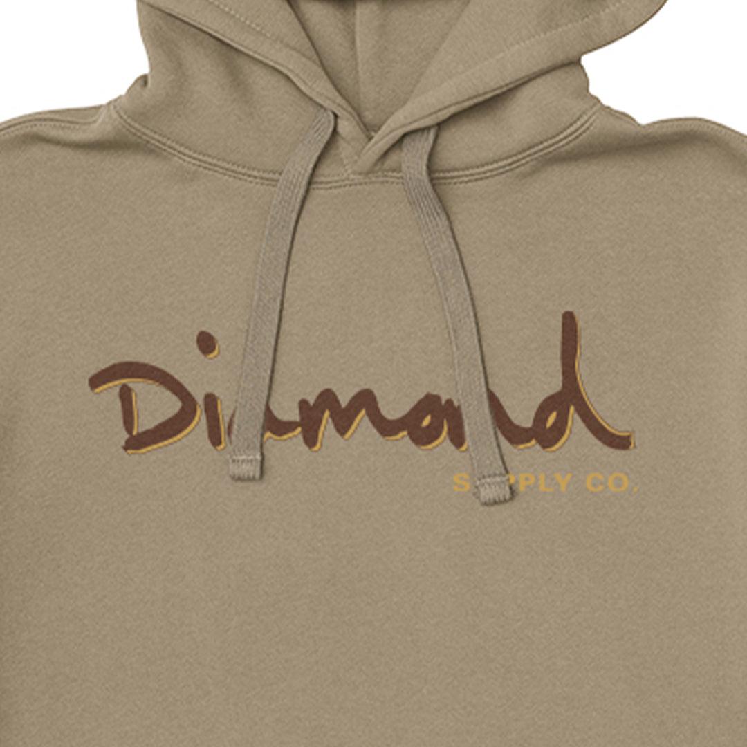 Moletom Diamond - OUTLINE HOODIE - Sand/Bege