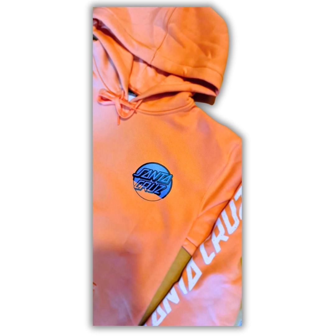 Moletom Santa Cruz Canguru Fechado Screaming Hand Divide Salmon