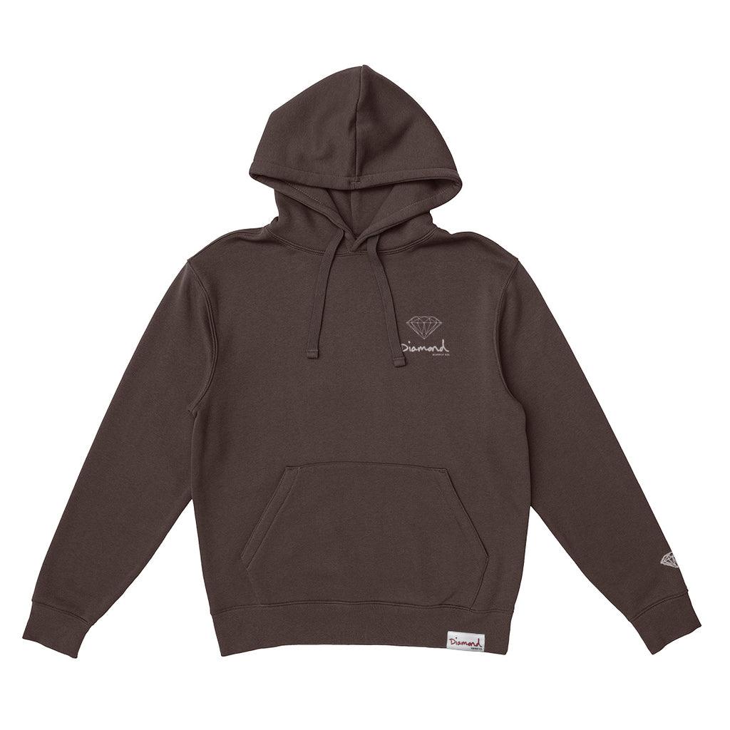 Moletom Diamond - SKULL TAIL GRAB HOODIE Brown/Marrom