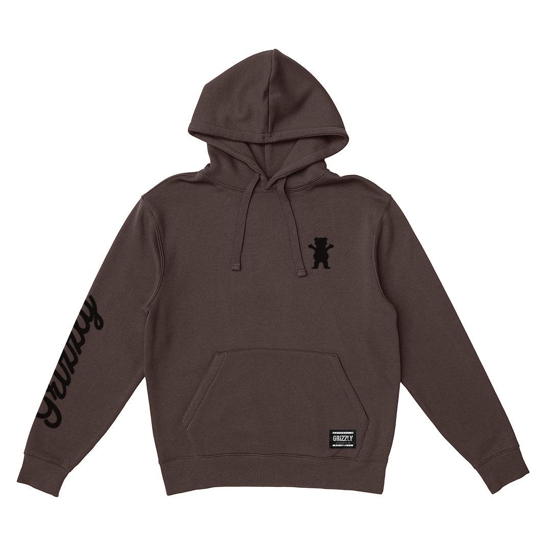 Moletom Grizzly - OG Mini Bear Script Hoodie Brown/Marrom
