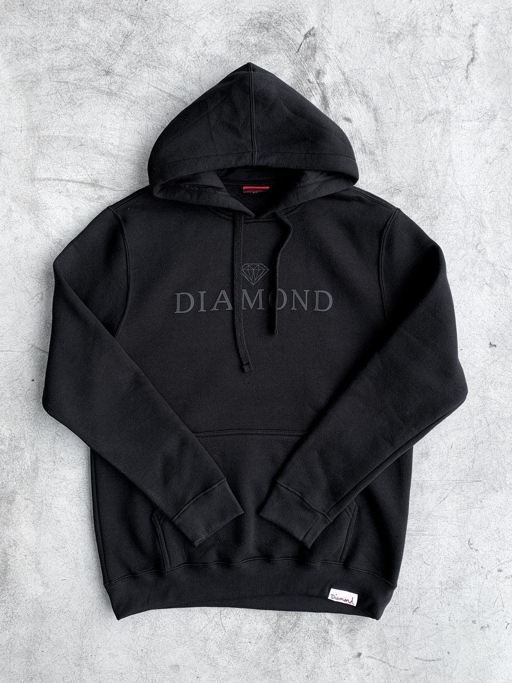 Moletom Diamond - CLASSIC HOODIE - Black/Preto