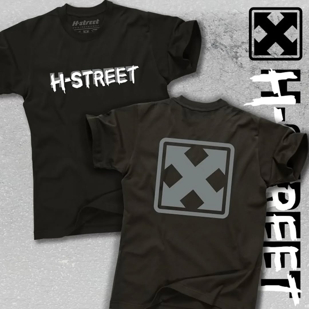 Camiseta H-Street MARK LOGO TEE - Preto/Black