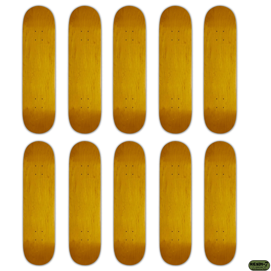 BOX 10 UNIDADES - Maple Canadense importado Resin-7 - Blank/ Puro (Lizo)