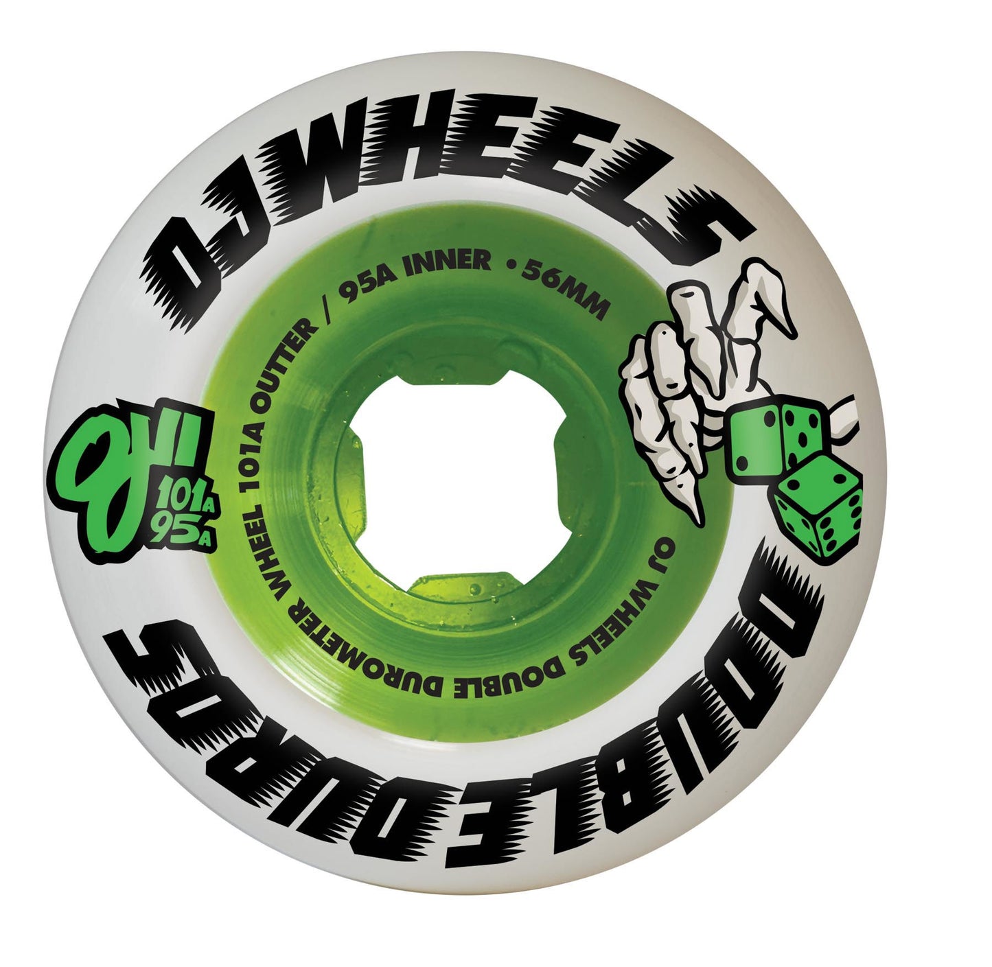 RODA OJ DOUBLE DURO MINI COMBO 101A/95A 56mm - Prevenda