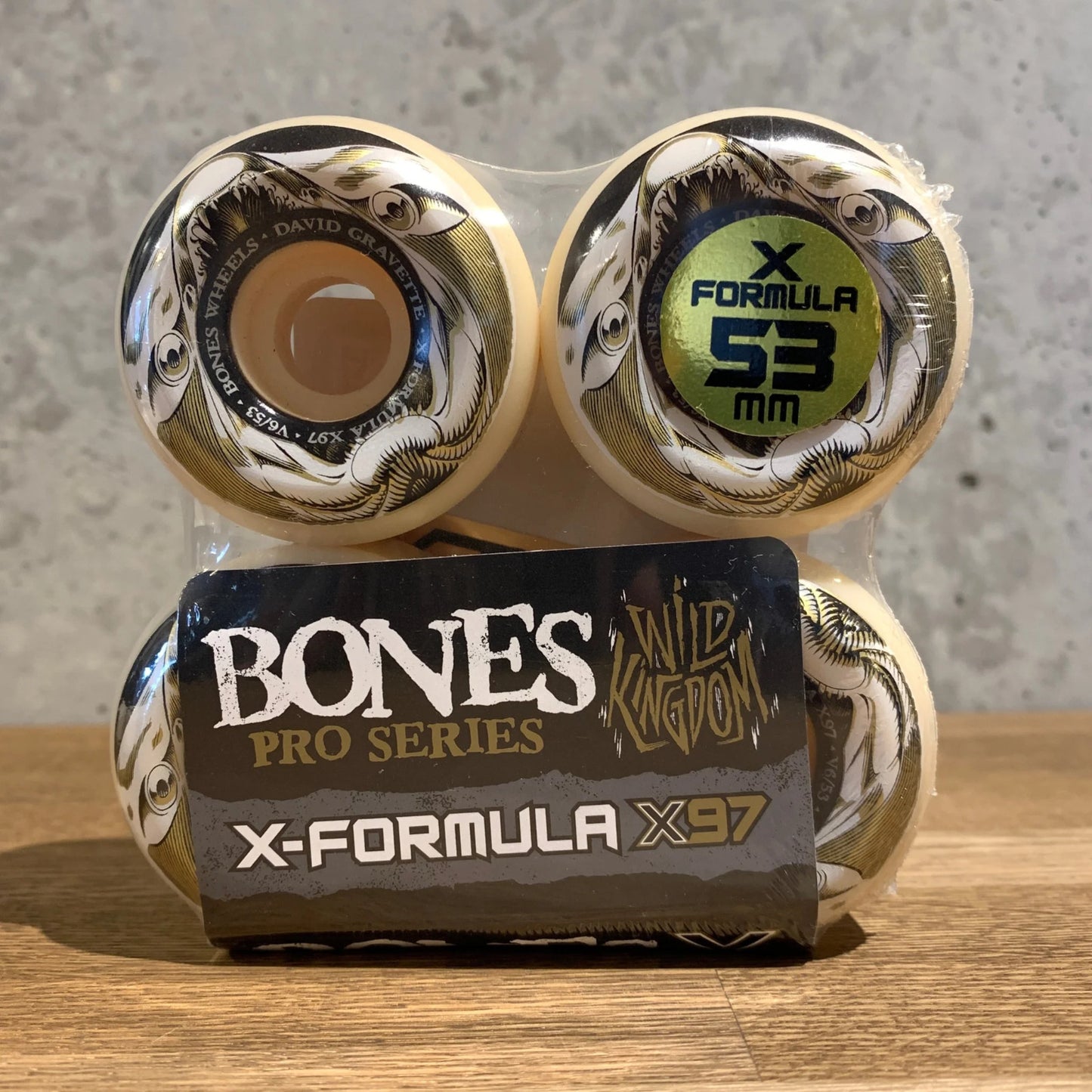 Roda-Bones-wheels X-FORMULA GRAVETTE SALMON V6 WIDECUT 55MM 97A