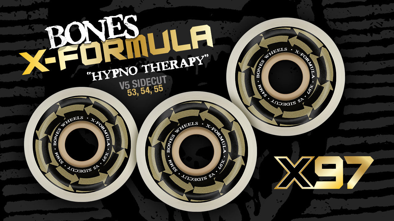 Roda Bones wheels X-FORMULA HYPNO THERAPY V5 SIDECUT 97A 55MM