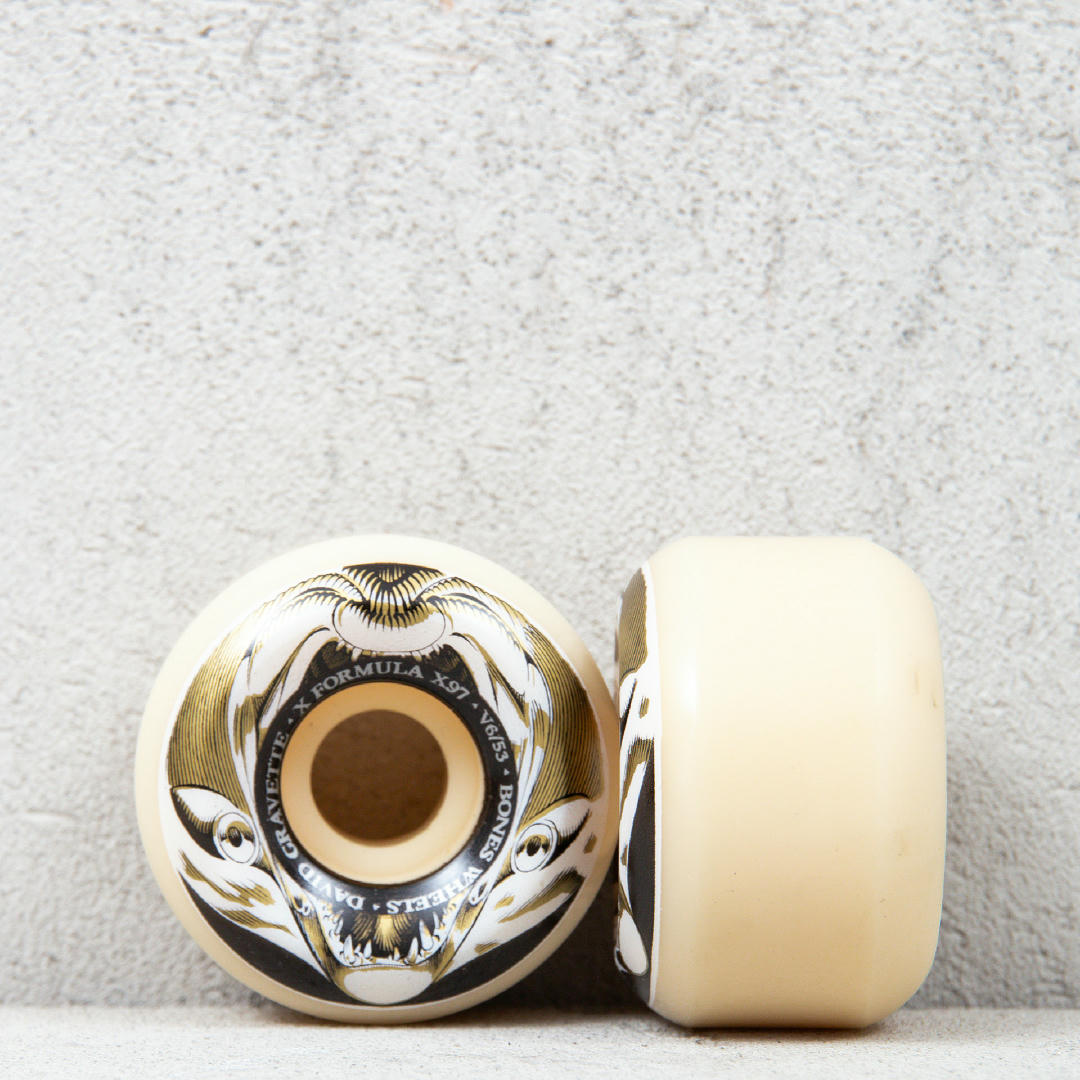 Roda Bones wheels X-FORMULA GRAVETTE SALMON V6 WIDECUT 55MM 97A
