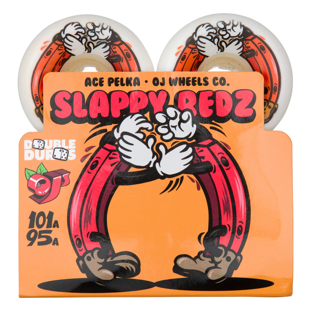 Roda OJ Elite Ace Pelka Slappy Redz Double DURO 101A/95A - 58mm