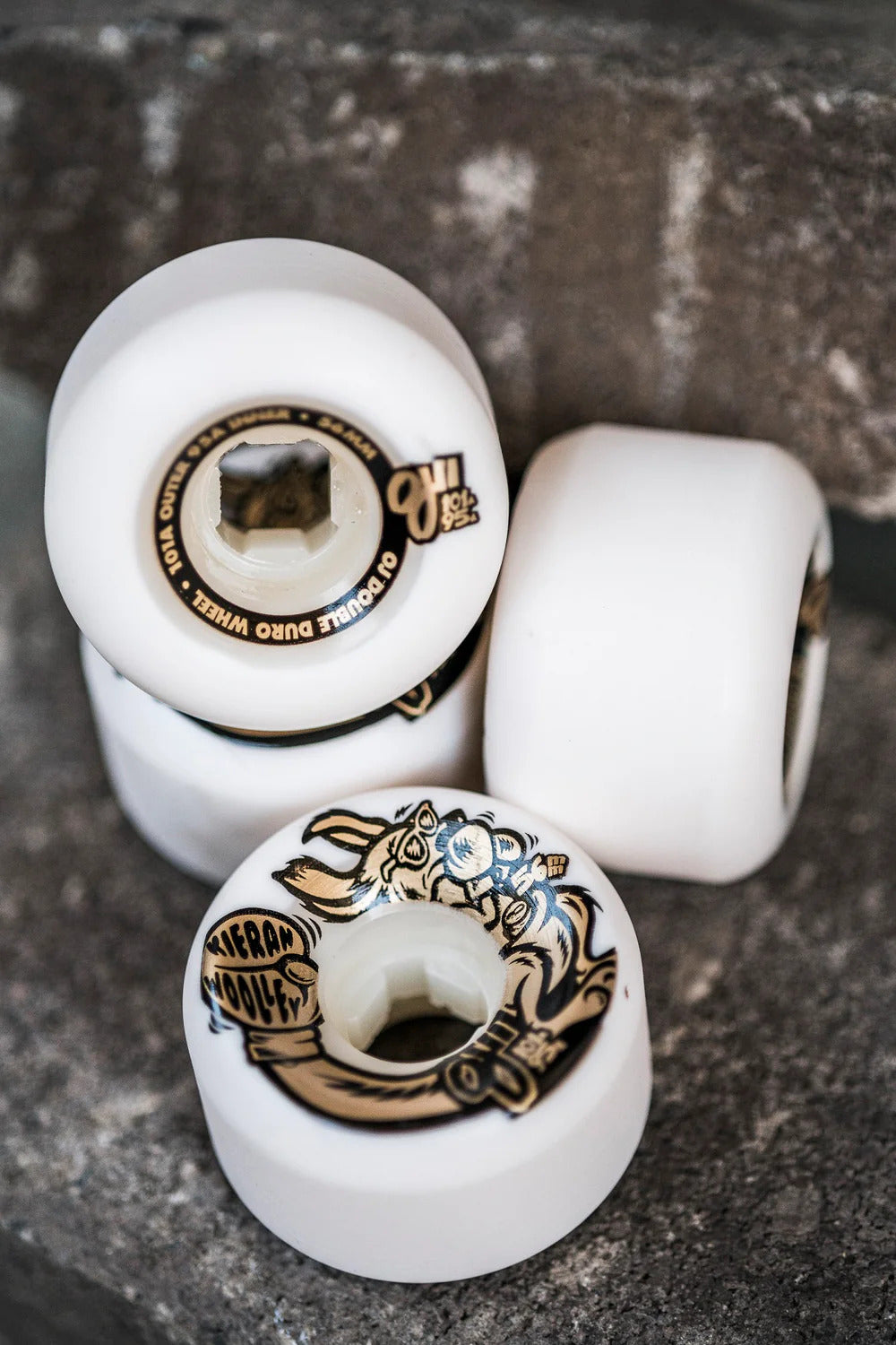 Roda OJ wheels KIERAN WOOLLEY RROD GOLD DOUBLE DURO - 56mm