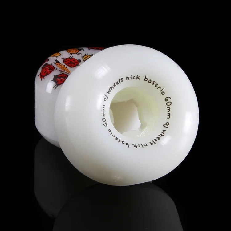 Roda OJ Wheels - Boserio Ladybugs Original White - 60mm
