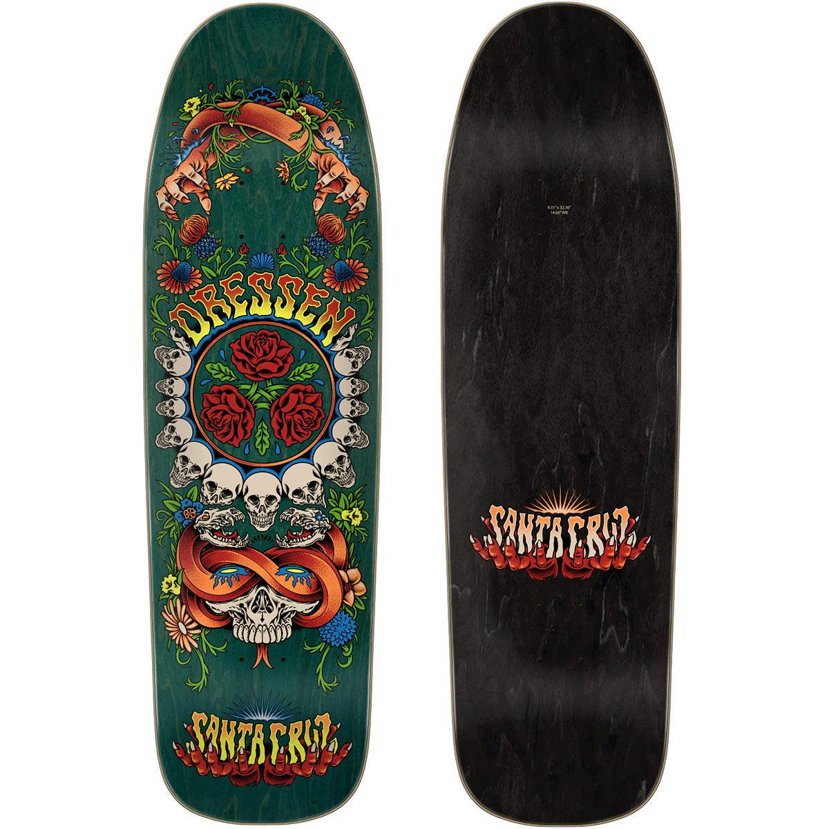 SANTA CRUZ Maple Old School Dressen Rose Crew Threere Shaped 9,31