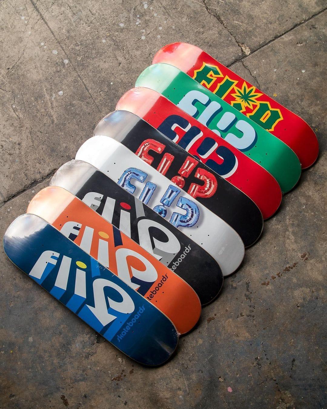 Shape FLIP Skateboards Bubble Green Logo