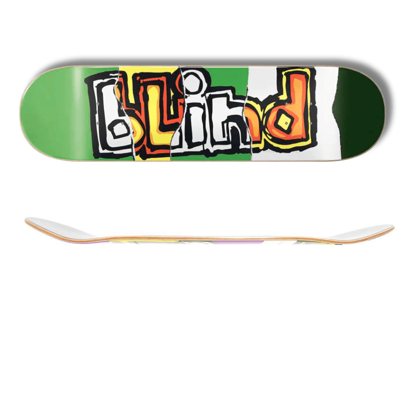 Shape Importado Maple Blind OG Ripped Resin-7 Green 8.5"