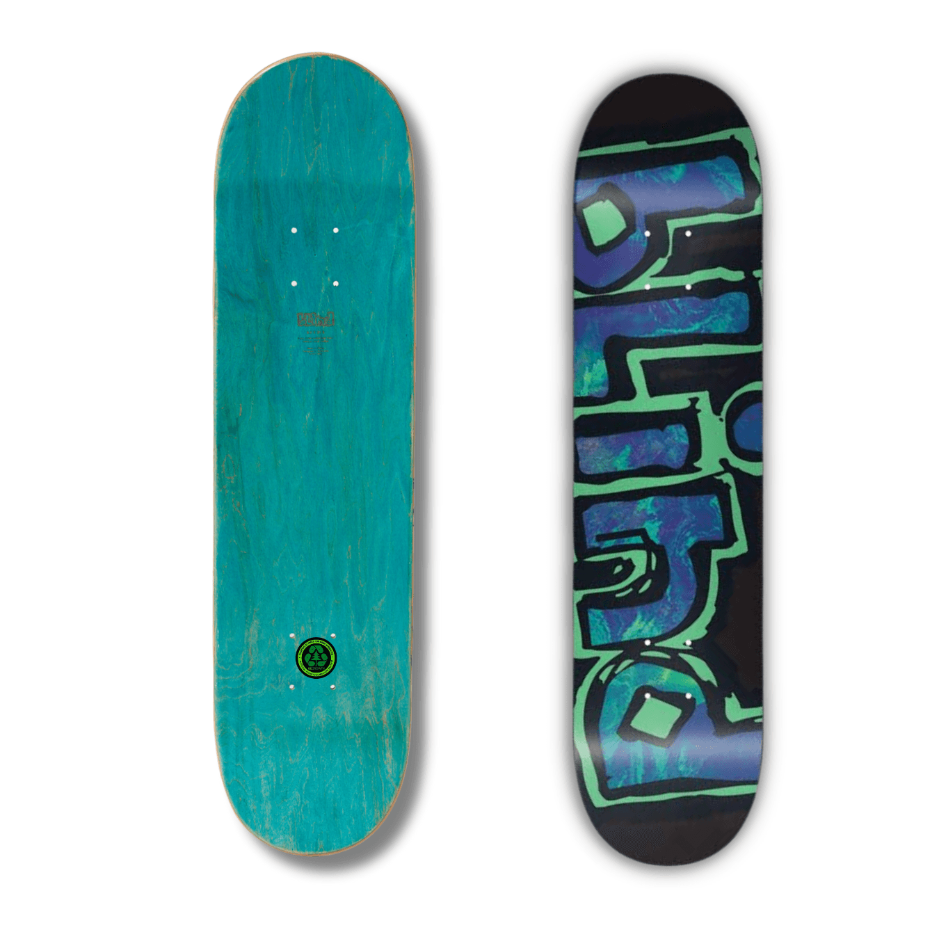 Shape Maple Blind OG logo RHM Resin-7 Blue/Green 8.12"