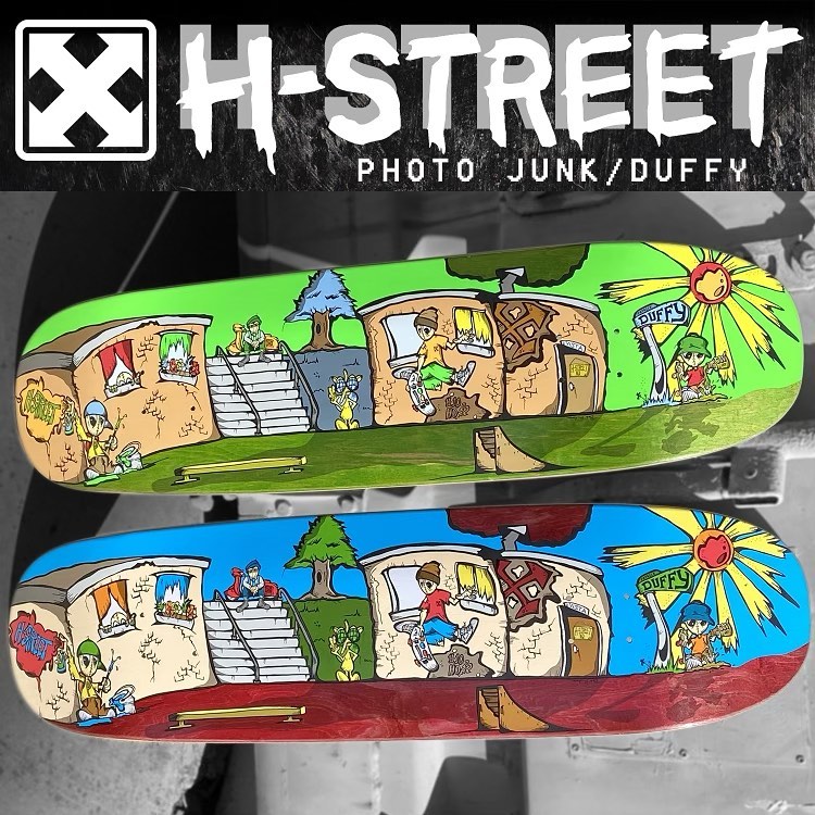 Shape Old School H-Street PAT DUFFY STREET SCENE - WB14,75" 32.45 x 8.5"