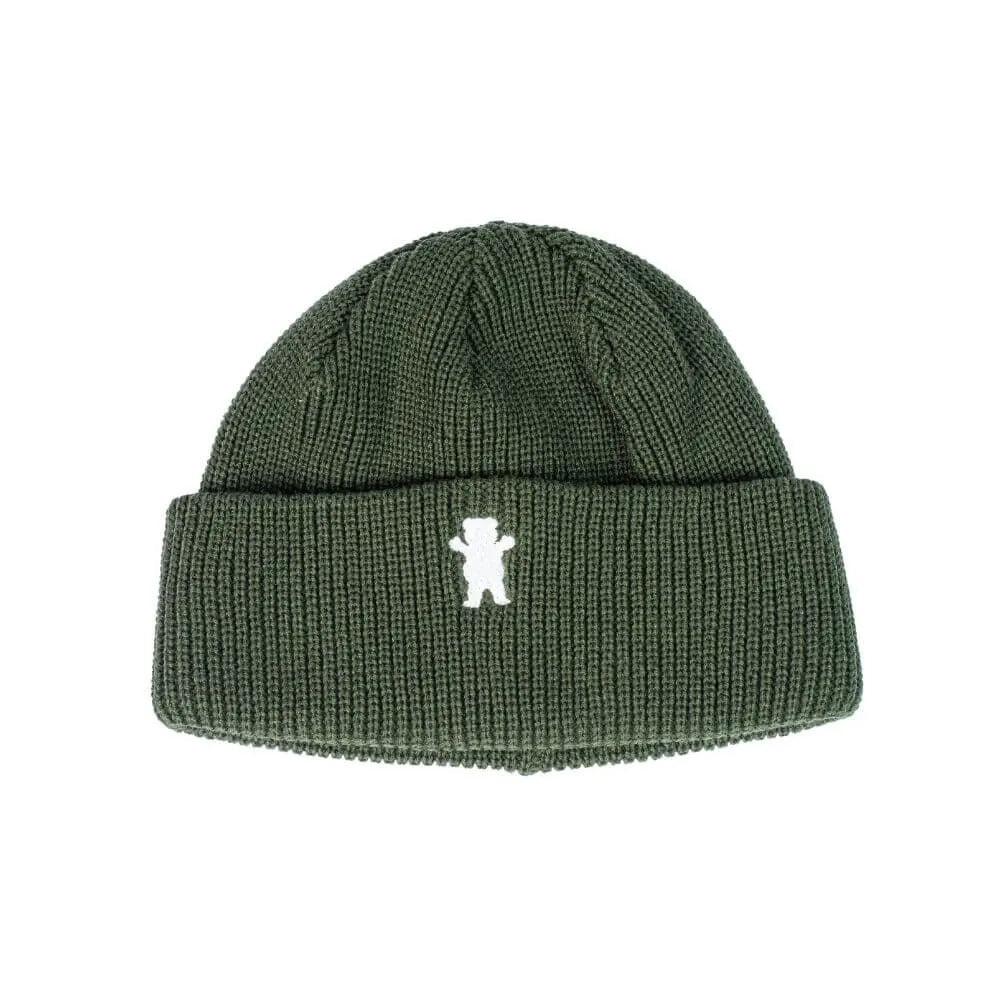 Touca - GRIZZLY OG BEAR BEANIE - Verde Militar