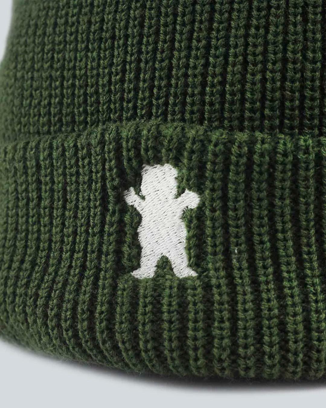 Touca - GRIZZLY OG BEAR BEANIE - Verde Militar