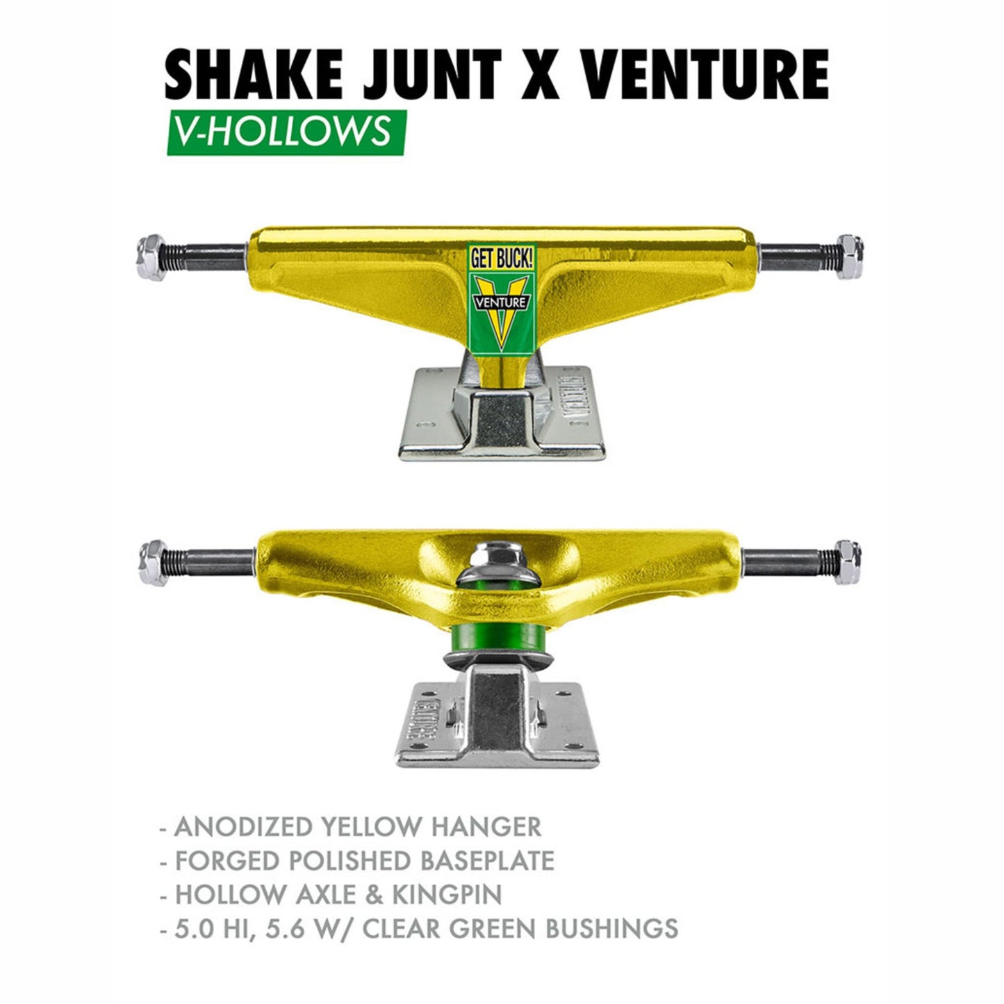 Truck Venture x Shakejunt Hollow-Light 5.6H -144mm