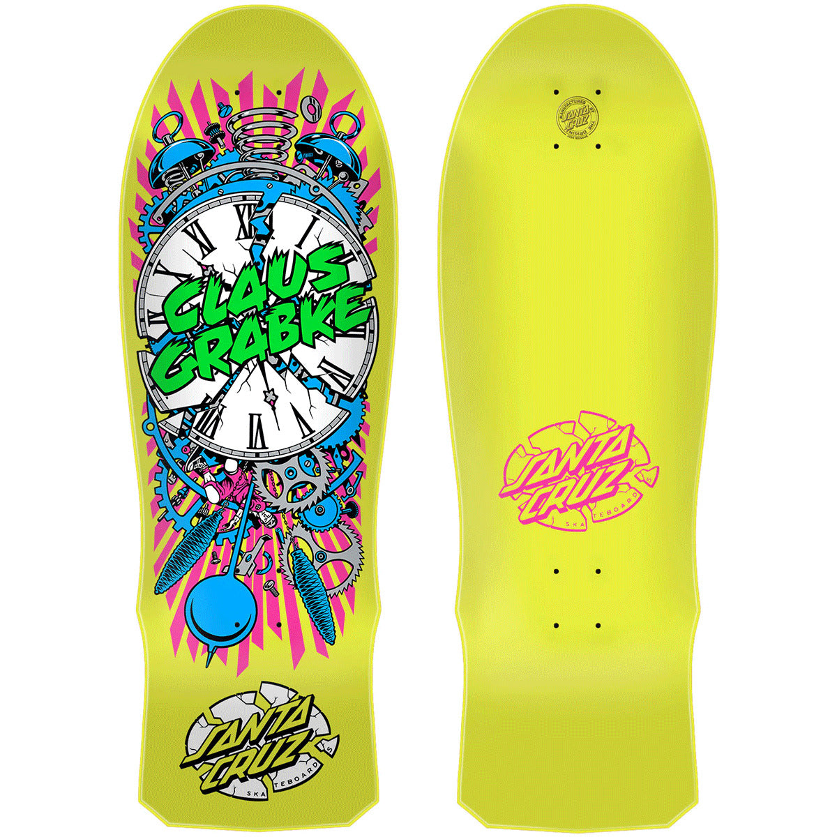 SHAPE SANTA CRUZ GRABKE EXPLODING CLOCK REISSUE 10.04" x 29.83"