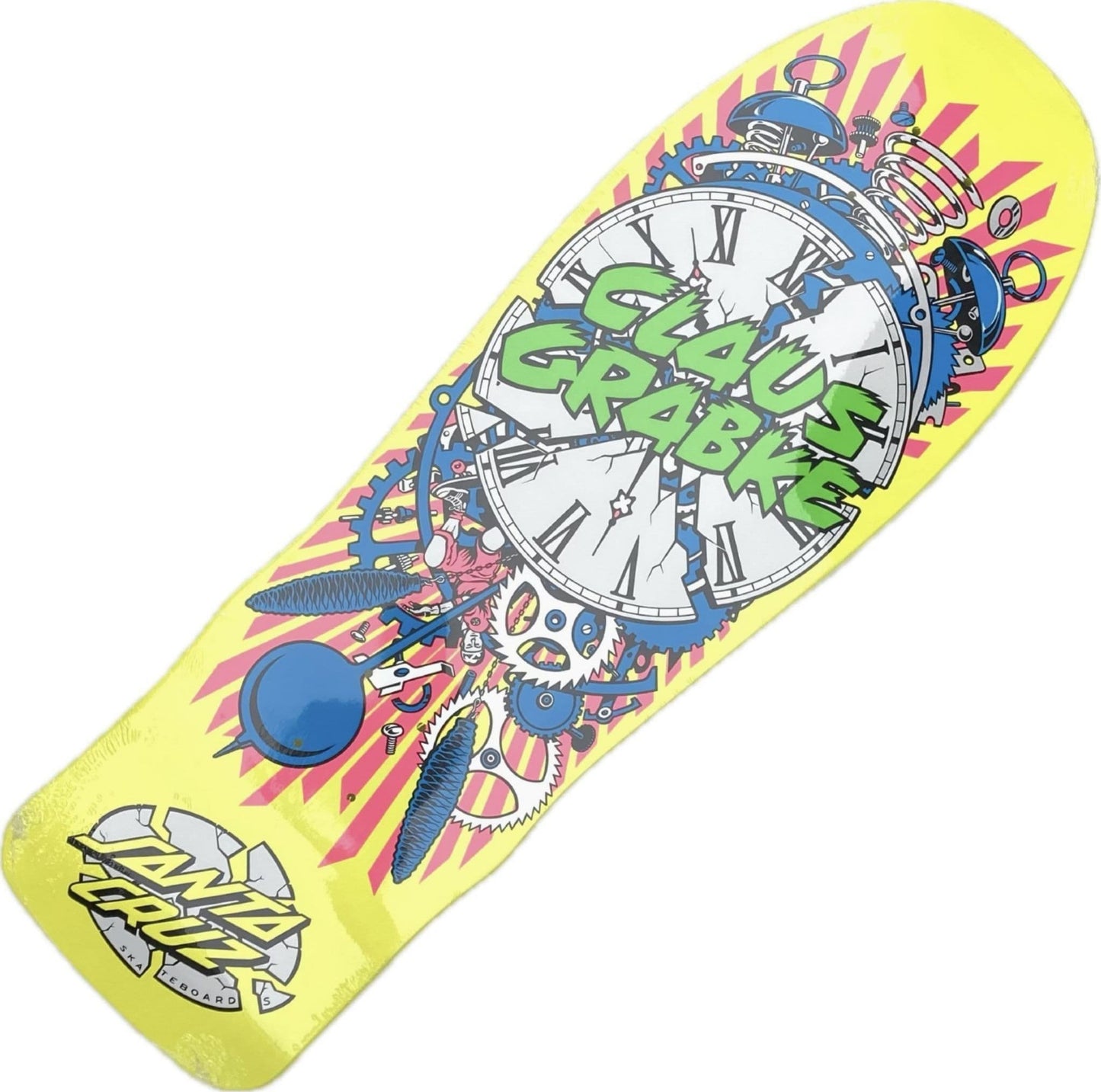 SHAPE SANTA CRUZ GRABKE EXPLODING CLOCK REISSUE 10.04" x 29.83"