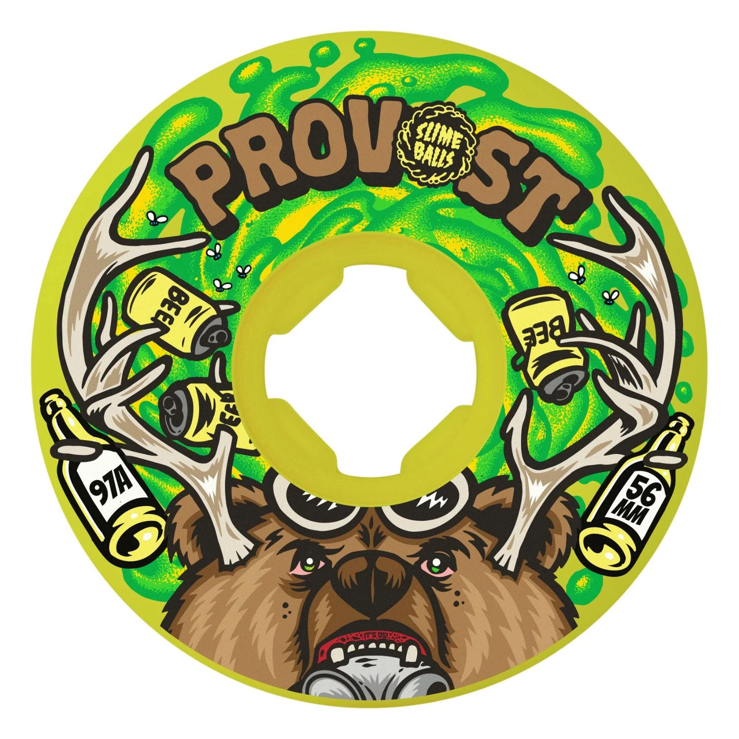 RODA SLIME BALLS PROVOST BEER PRO 97A 56MM + BRINDE