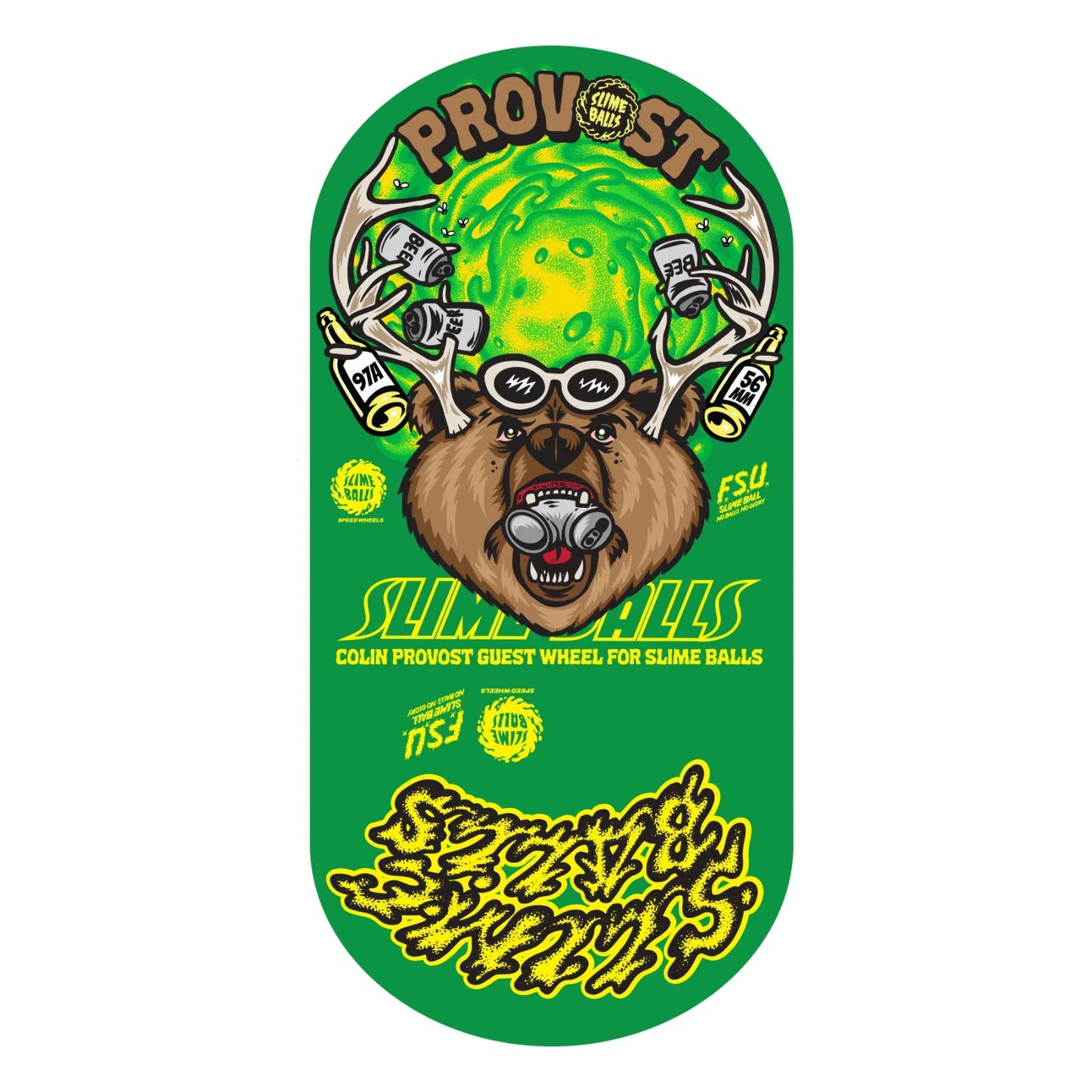 RODA SLIME BALLS PROVOST BEER PRO 97A 56MM + BRINDE