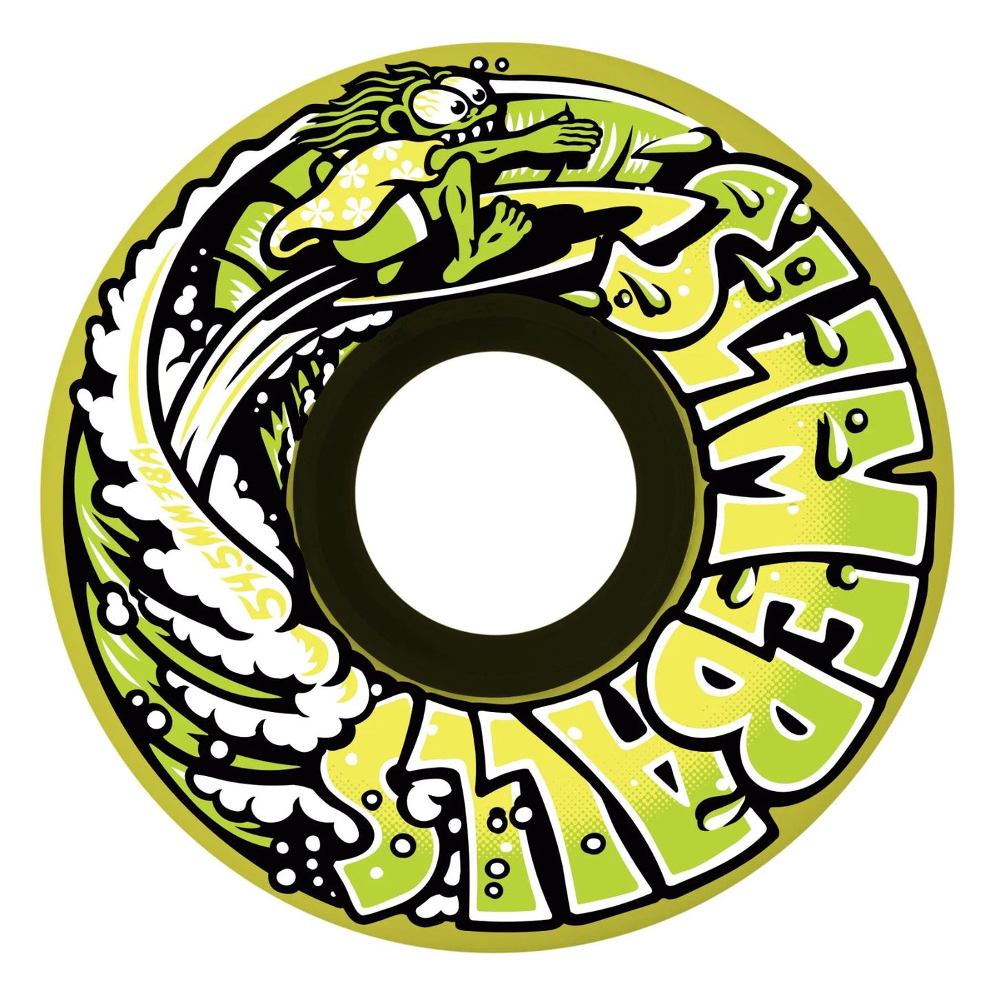 RODA SLIME BALLS SLIME SURFER MINI OG SLIME YELLOW 78A 54.5MM