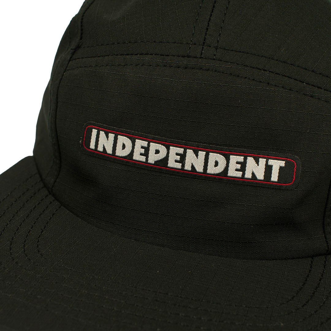 Boné Independent Trucks Five Panel BAR LOGO - Black/preto
