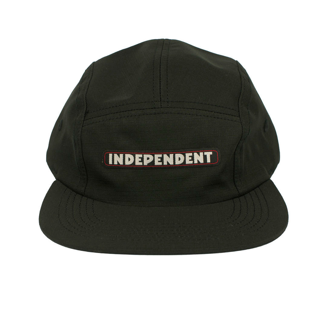 Boné Independent Trucks Five Panel BAR LOGO - Black/preto