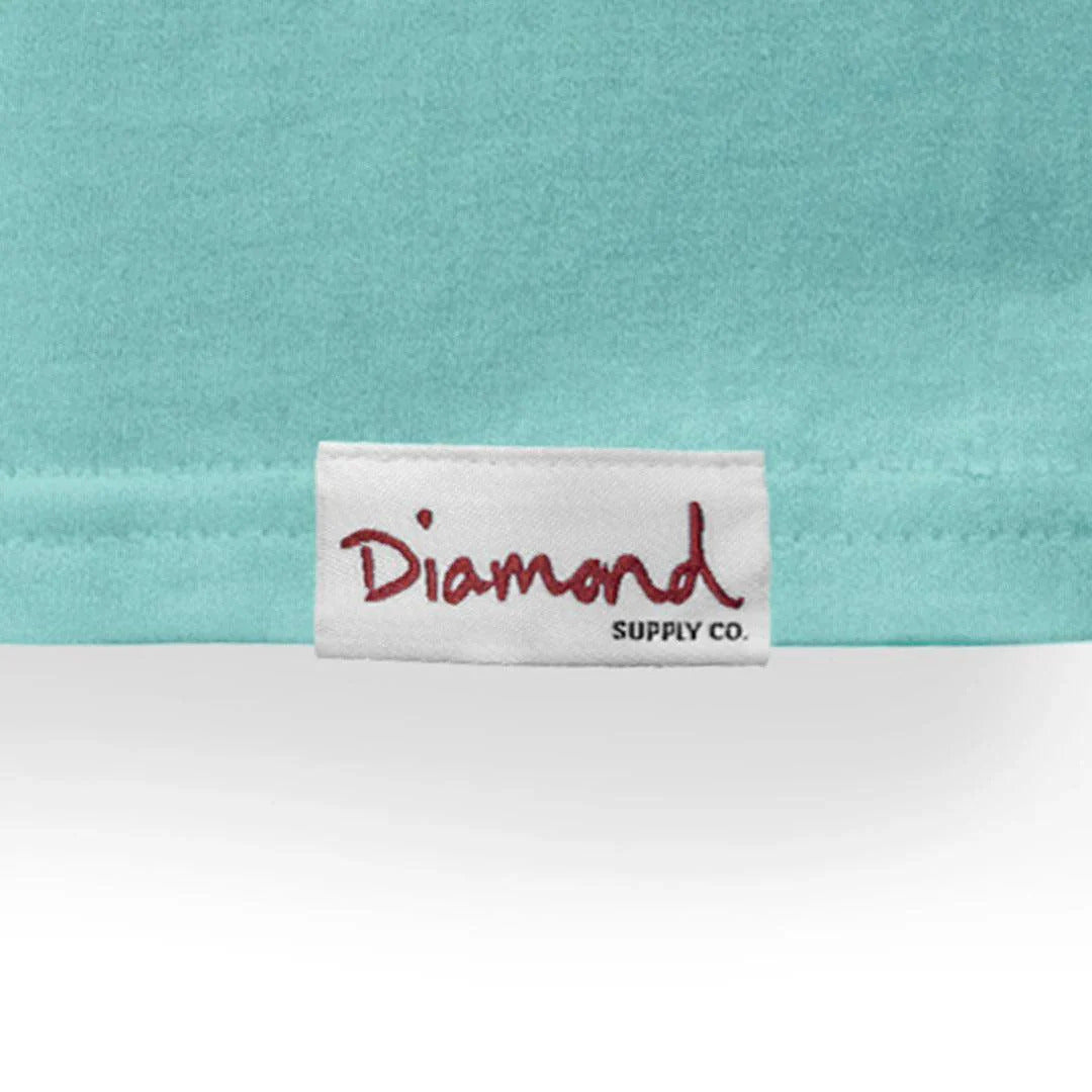Camiseta Diamond Supply - SKULL TAIL GRAB TEE - DIAMOND BLUE