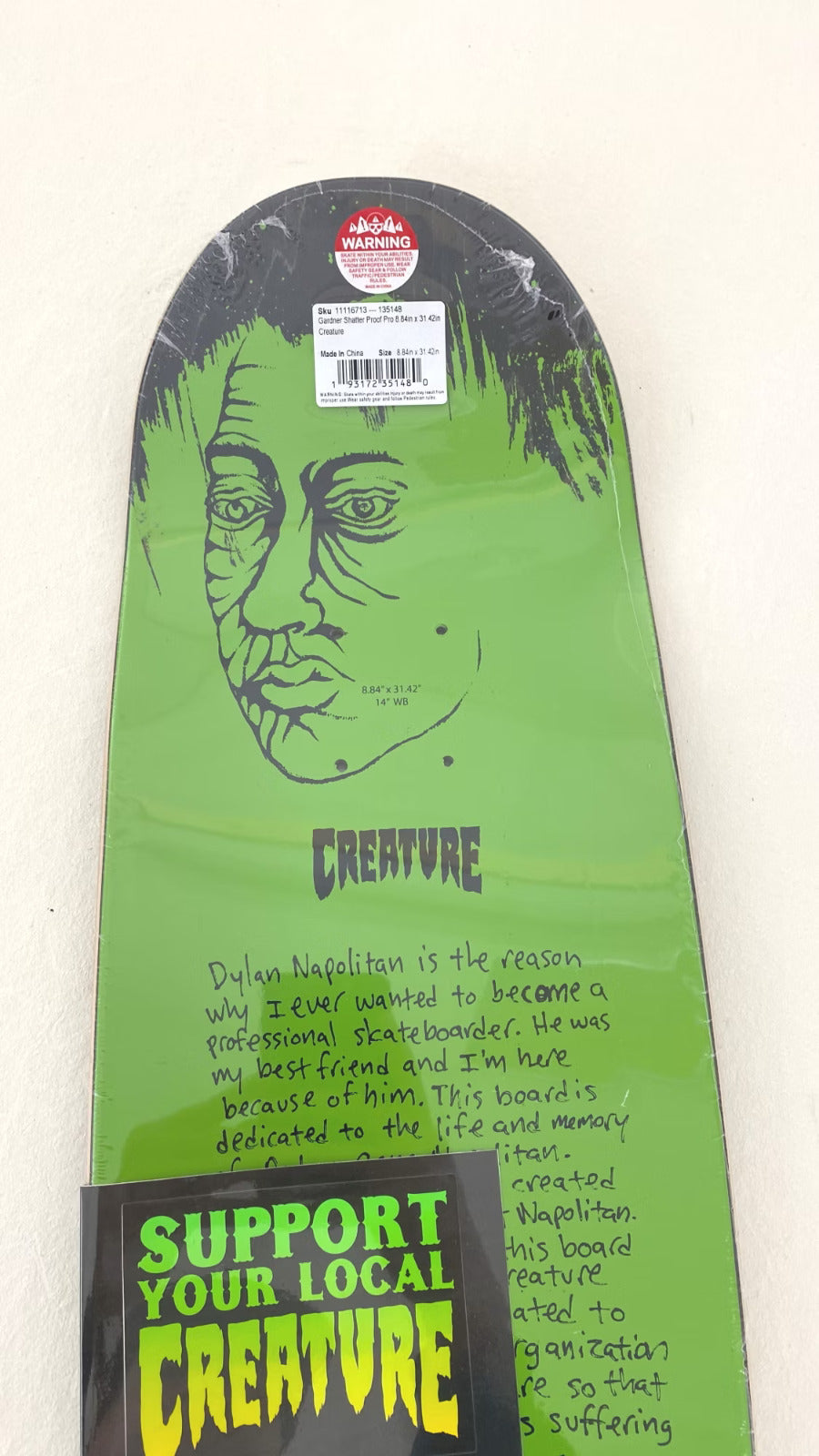SHAPE CREATURE GARDNER SHATTER PROOF 8.84"