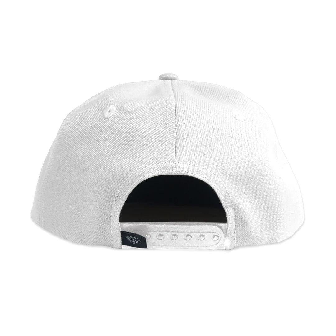 Boné Diamond ELEGANT SNAPBACK - White / Branco - Dreamin Shop BR