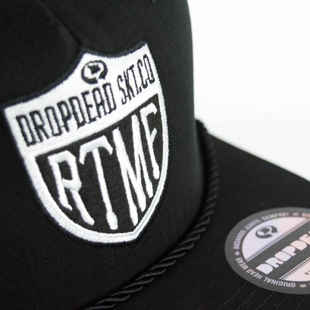 Boné Drop Dead Desscronstruido RTMF Preto - Dreamin Shop BR