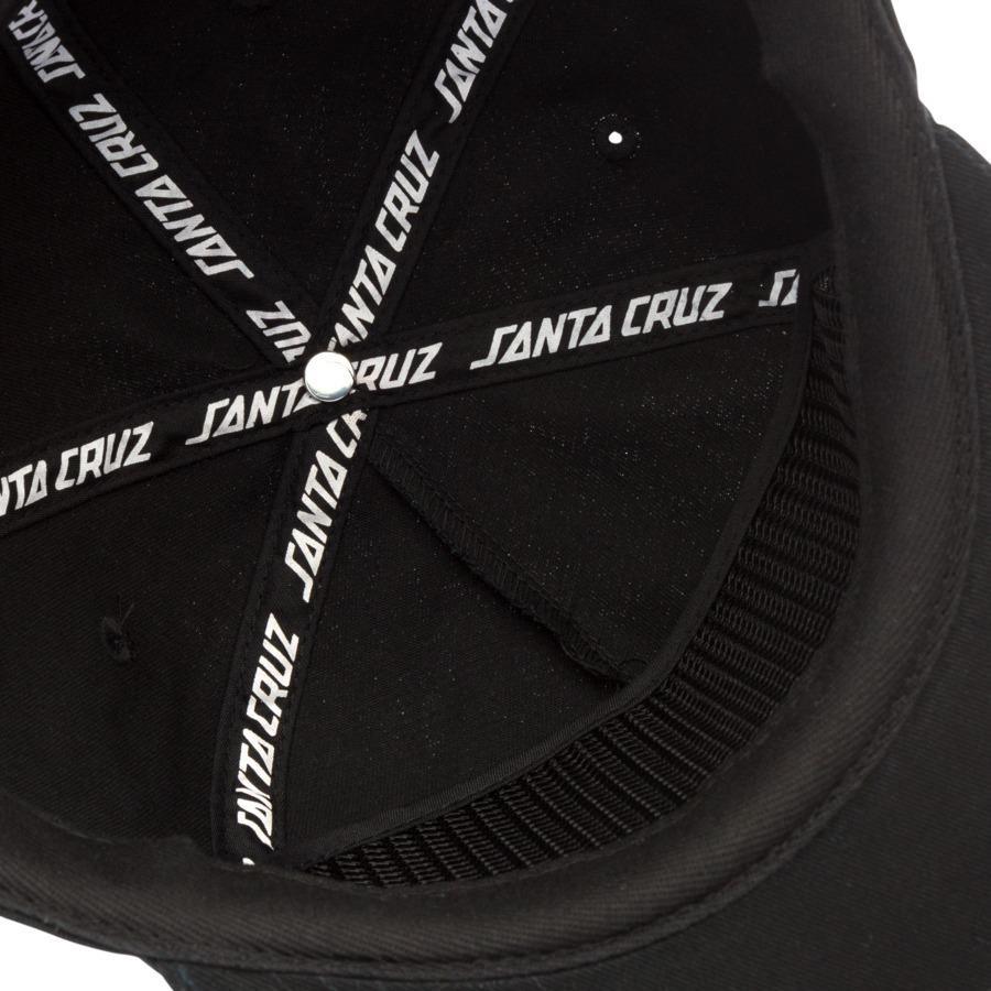 Boné Santa Cruz Snapbkack Slasher Flip - Black/Preto - Dreamin Shop BR