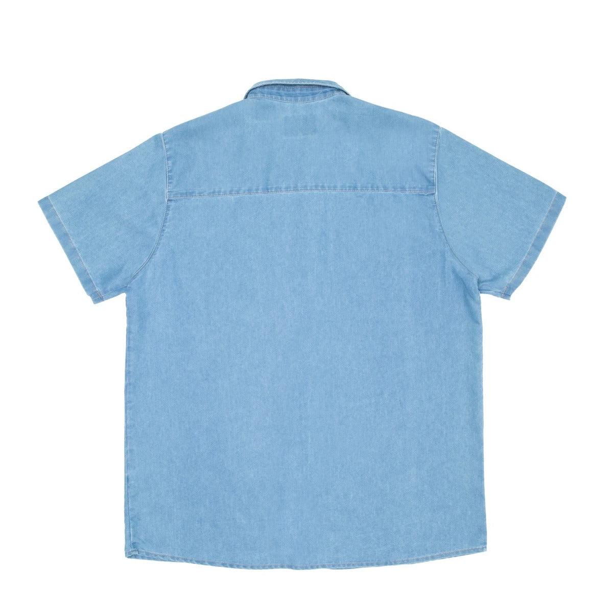 Camisa Manga Curta Groudwork Jeans - Azul Claro - Dreamin Shop BR