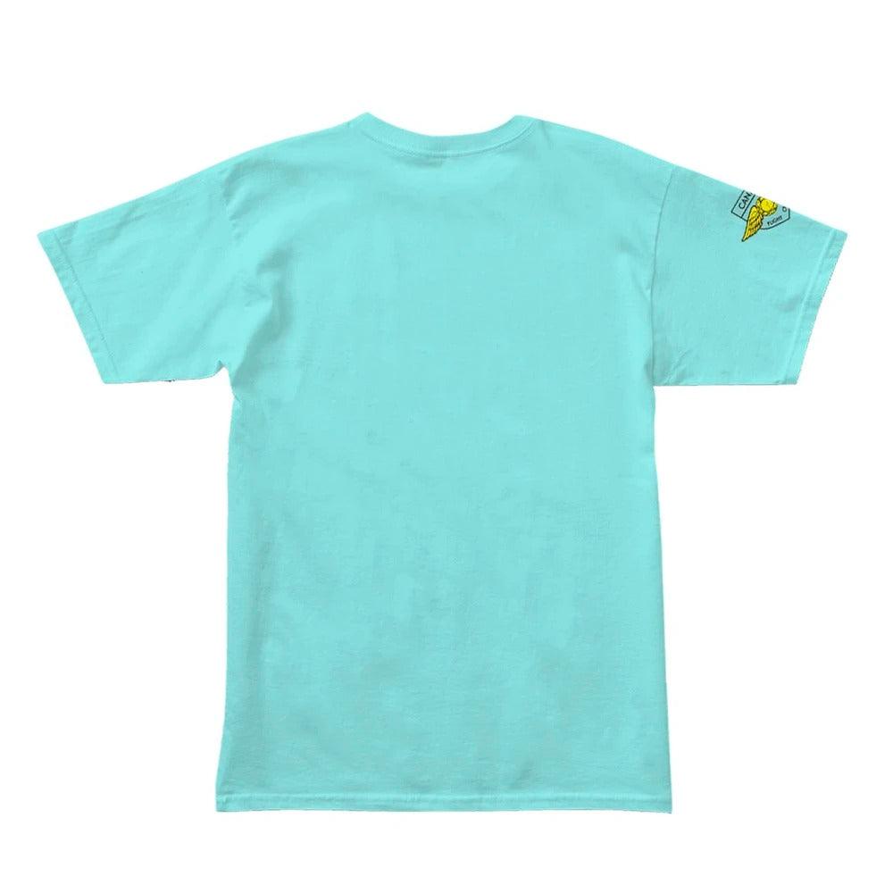 Camiseta Diamond Supply - OLEAF FLIGHT CREW TEE - Diamond Blue - Dreamin Shop BR