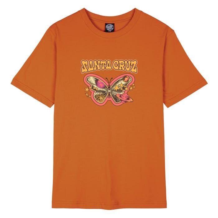 Camiseta Feminina Santa Cruz Galactic Butterfly - Brown/Marrom Claro - Dreamin Shop BR